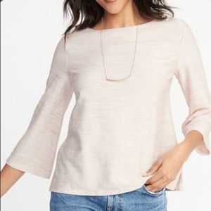 women’s white bell sleeve top!